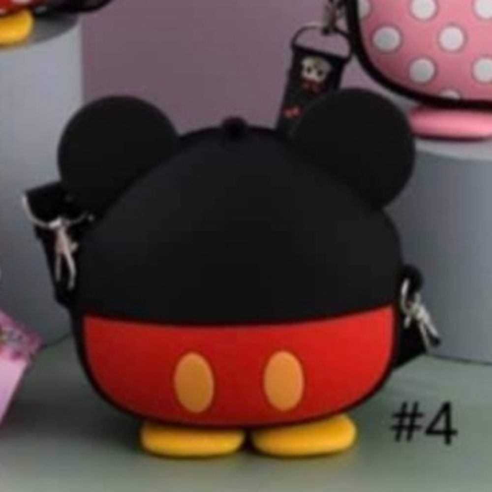 NEW BLACK/RED MICKEY SHOULDER BAG